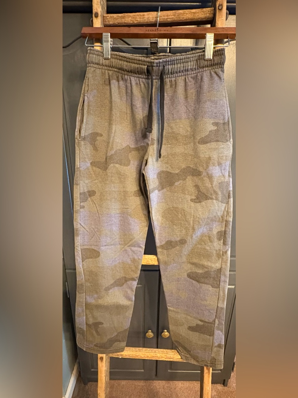Boys Real Essentials Camo Jogger Sweatpants